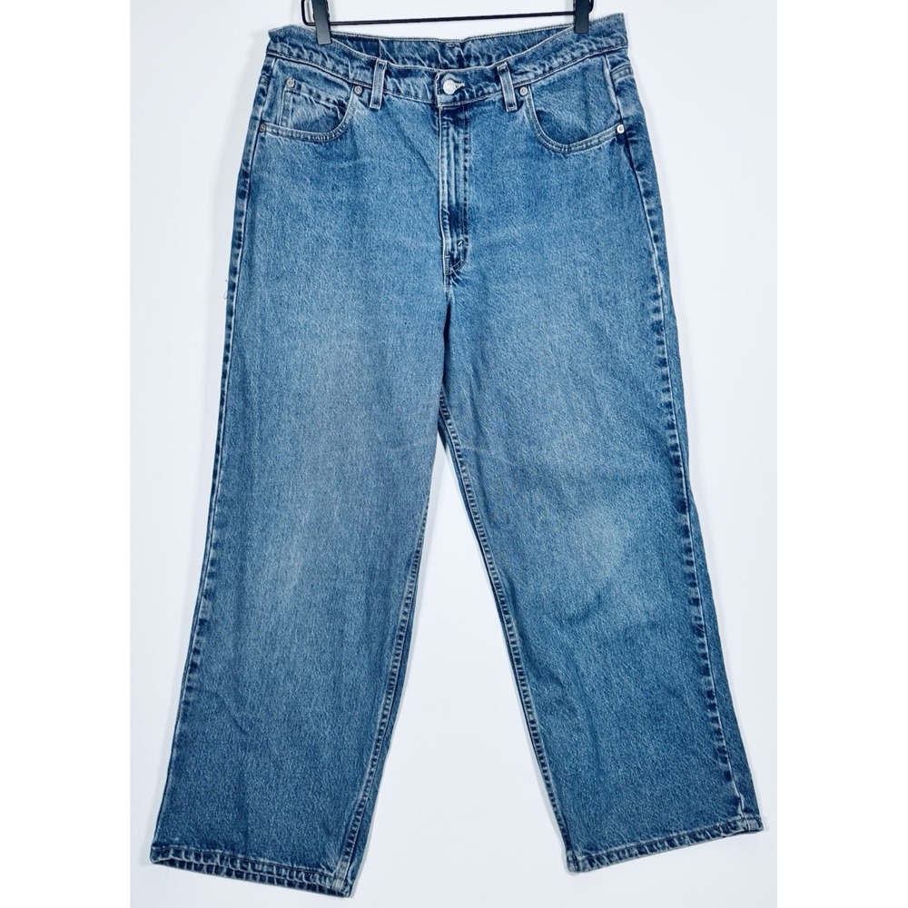 Levis 511 L2 Baggy Fit Jeans Mens W36 Blue Cotton Silver Tab USA Vintage 90s